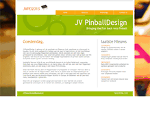 Tablet Screenshot of jvpinballdesign.com
